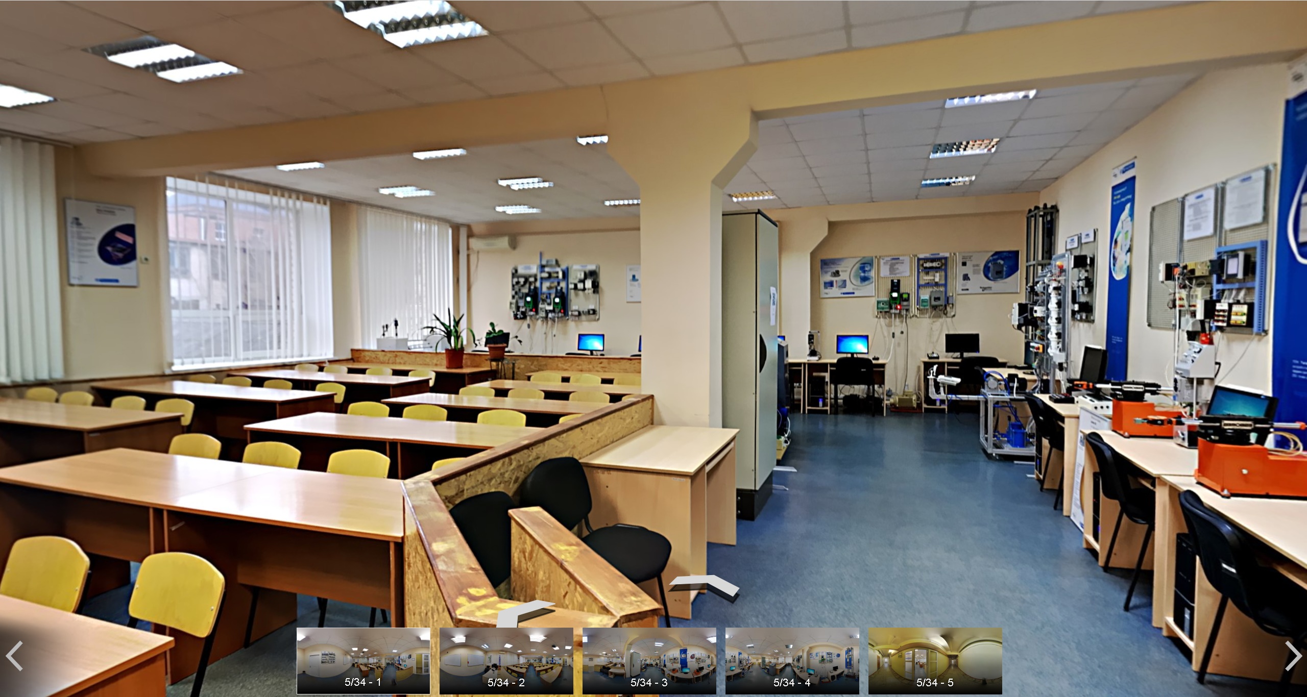 360°-тур: Лабораторія автоматизованих електроприводів